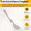Cute Curved Spoon Teaspoon Dessert Stainless Steel Drink Tableware 4