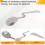 Cute Curved Spoon Teaspoon Dessert Stainless Steel Drink Tableware 7