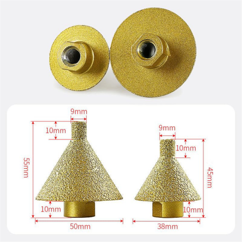 Diamond Beveling Chamfer Bit for Angle Grinders, Cone Tile Bit Small 2