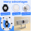 Desktop Projector Holder Stand for P92Max HY300HY320 Projector 5