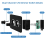 DC 12V RV LED-dimmer, 2-gångs PWM RV LED-dimmer 4