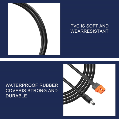 Napájací kábel DC-XT60, 1 m, 14AWG, DC samec-XT60I samica 2