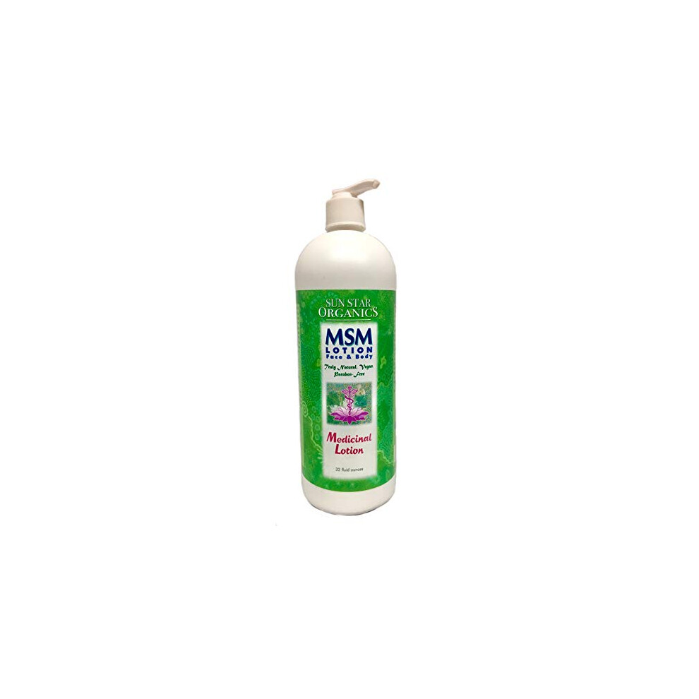 Sun Organics Msm Msm Face & Body Lotion With Tea Tree Oil Medicinal Lotion