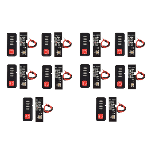 Batteriindikator för elektrisk borrmaskin med LED-display för 21V/18V