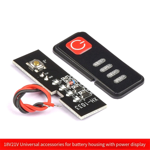 Batteriindikator för elektrisk borrmaskin med LED-display för 21V/18V 2