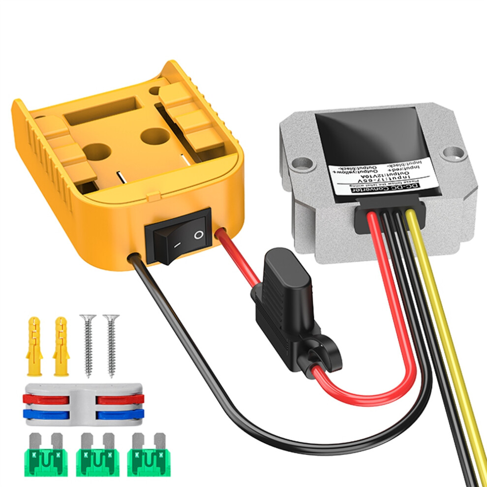 For 18V/20V Lithium Battery Adapter + Dc-Dc Step-Down Device 4853784300370