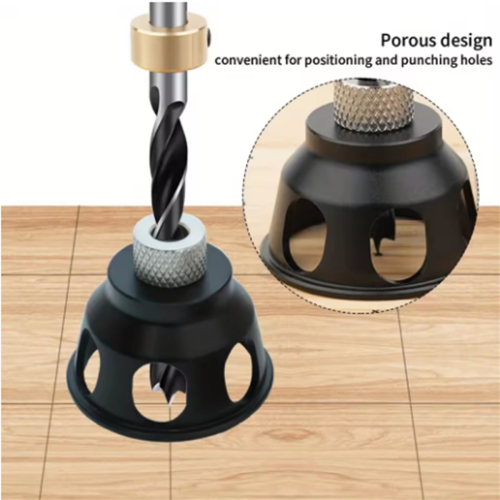 Gabarit de positionnement pour perçage vertical à trous de poche 2