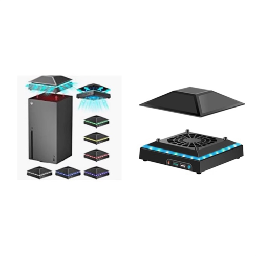 For Game Console Cooling Fan Top Dust Proof Cover 2