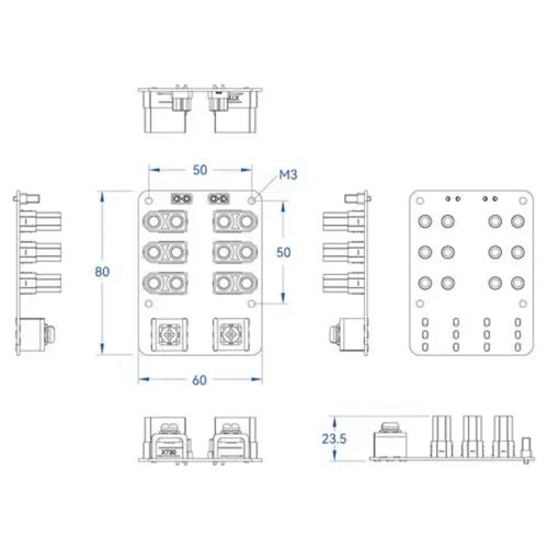 For Power Distribution Board (PDB) 300A Top Entry 1
