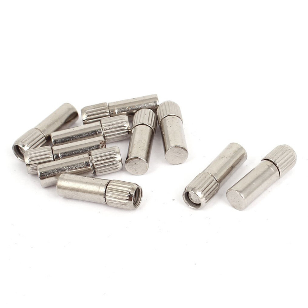 Furniture Cabinet Straight Shelf Supports Pegs Pins 6Mm X 20Mm 10 Pcs 4853464787330