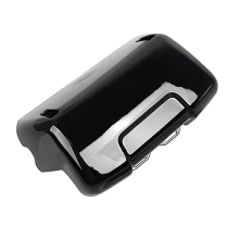 Cache-pompe à eau noir brillant compatible avec TRI GLIDE ULTRA FLHTCUTG
