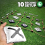 Jeu de morpion géant à installation instantanée, géant - pour adultes 7