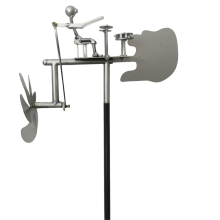 Handgefertigte Windmühlen-Windskulpturen und Windräder aus Metall