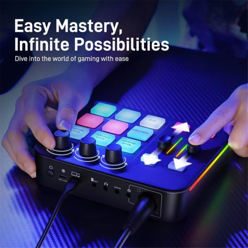 G1 NEO Gaming Audio Mixer, Aangepaste geluidseffecten RGB-streaming 2