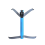 Support mains libres pour parasol, pince de fixation 1