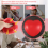 Hartvormige stressbal rood 7