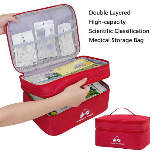 Large Capacity Double-Deck Bag Storage 1