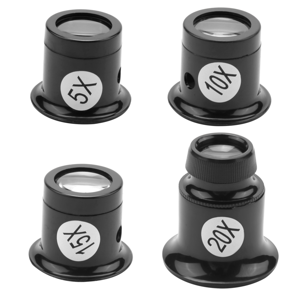 Bez Marki Loupe Eyeglass Magnifiers Set Magnifying Glass For Watch Jewellery