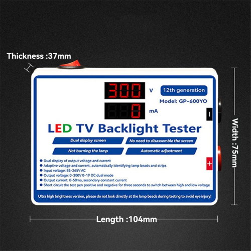 LED Tester 0-300V Output LED TV Backlight Tester Test Tool EU Plug 2