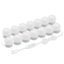 LED Vanity Mirror Lights with 14 Dimmable Bulbs,for Makeup Desk