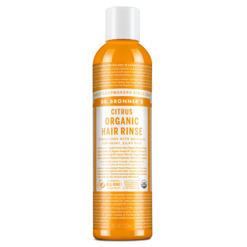 Dr Bronner's Dr. Bronner's Βιολογικό Ρινιστήρι Μαλλιών - Εσπεριδοειδή Πορτοκάλι, 8 Οζ
