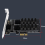 M.2 till PCIE-adapterkort stöder M.2 SSD 2230/42/60/80 6