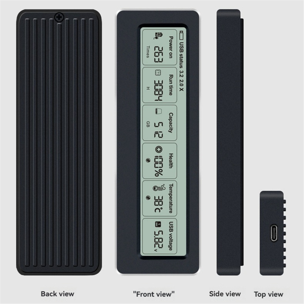 Hagibis M.2 SSD Enclosure 10Gbps USB 3.2 Gen 2 to NVMe PCI-E External Folder M.2 SSD Case for Laptops 2230/2242 /2260/2280 SSDs - 44 Hagibis M.2 SSD Enclosure 10Gbps USB 3.2 Gen 2 to NVMe PCI-E External Folder M.2 SSD Case for Laptops 2230/2242 /2260/2280 SSDs - 44