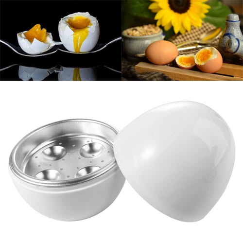 Microwave Egg Boiler Quick 5-Minute Cooker Multi-Use Steamer Function 1