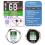Tachimetro GPS per auto e barca marina digitale con antenna GPS bianco e argento 5