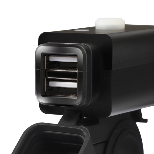Motorfiets USB-lader met 10A-zekering, 3.1A waterdichte USB-kabel 2