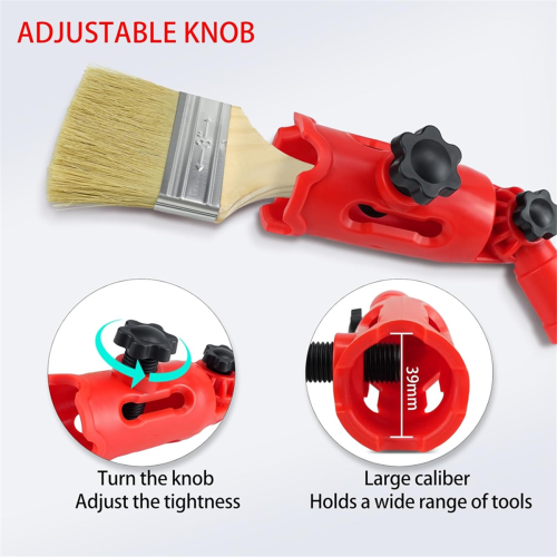 Multi-Angle Paint Brush Extension Pole Kit Handheld Paint Tool 2