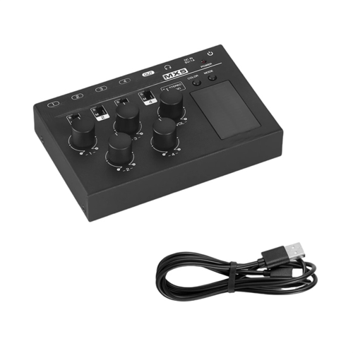 Table de mixage audio stéréo 4 canaux MX5 2