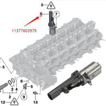 Motor actuador de sincronización Valvetronic de cilindro nuevo 11377603979 para