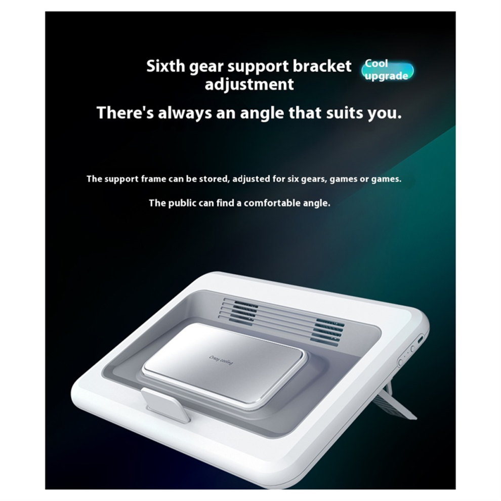 New Gaming Laptop Cooler With 2 Cooling Silent Fans Rapid 4851455527729