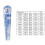 Plastic Feeler Gauge 0.05-1mm Thickness Measuring Tools 13 in 1 3