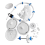 Pool Cleaner Tune Up Rebuild Kit for 180 280 Includes Wheels, 1