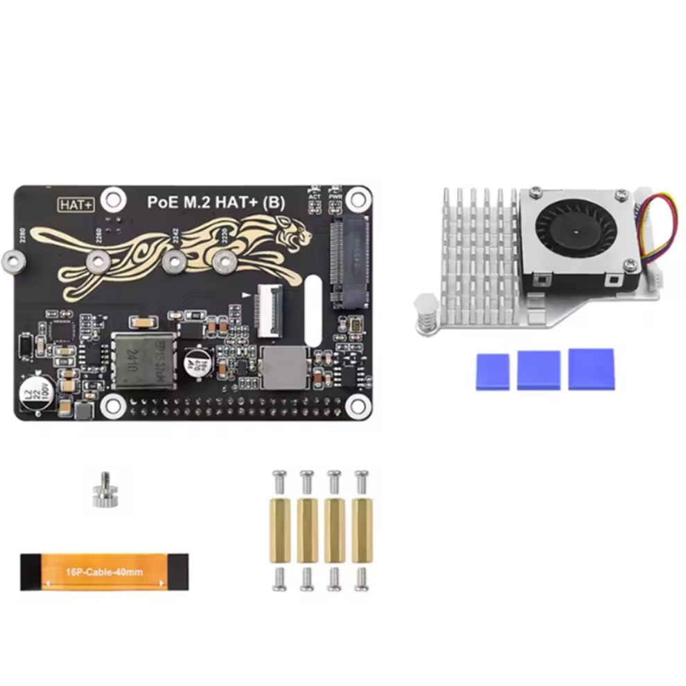 Pcie To M.2 Xpansion Board With Poe Function Supports Nvme Protocol 4851455532785
