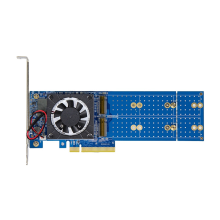 PCIe 4.0 till NVME PLX88024 4-bitars expansionskort, fri delning