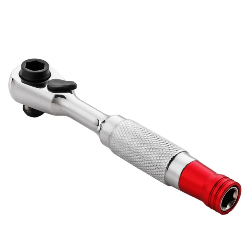 Portable Double End Wrench Mini Ratchet Socket Wrench 4851455535458
