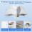 Pain Relief Cervical Pillow,Contour Bed Back Sleeper 5