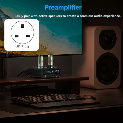 P2-FM Magic 6E2 Preamp Stereo Headphone Amp UK Plug 1