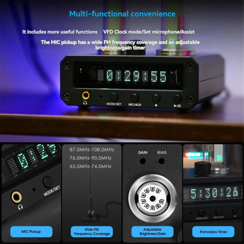 P2-FM Magic 6E2 Preamp Stereo Headphone Amp UK Plug 2