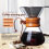 Pour over Coffee Maker Dripper Serving Set 6