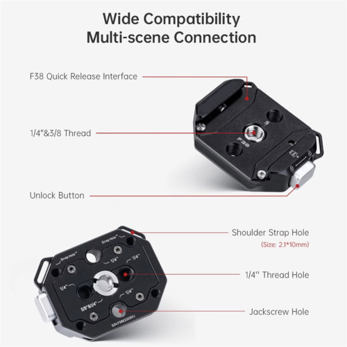 Quick Release Multi-Functional Base with Anti-Miscontact Design 2