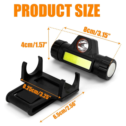 Lampe rechargeable pour casque de soudage avec support de montage 2