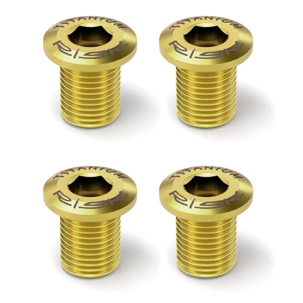 Risk Road Bicycle Disc Kit Screws Titanium Alloy Chainring Bolts 4853297054685