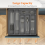 Silverware Organizer with Lid,Covered Utensil Tray Gray 4