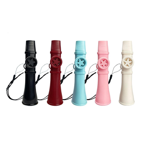 Liten Kazoo Musikinstrument Klockmunn Kazoo för Gitarr Vit 1