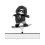 Slidable Skateboard Bear Control Screen Decoration for Model Y 1