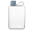 Square Water Bottle 500ml Portable Flat Drink Cups A 1